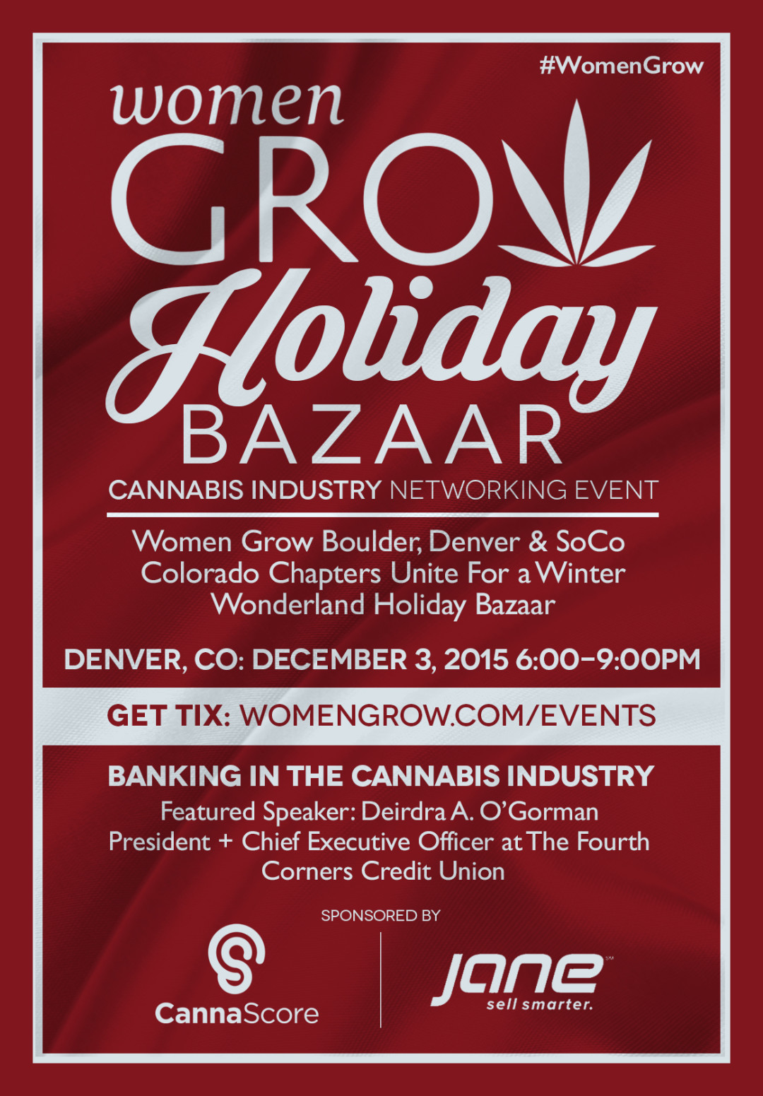 WG_Denver Holiday Bazaar_New Flyer_02 Women Grow